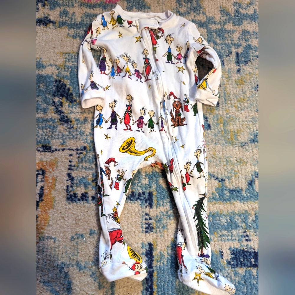 Grinch PBK PJs 6-9m